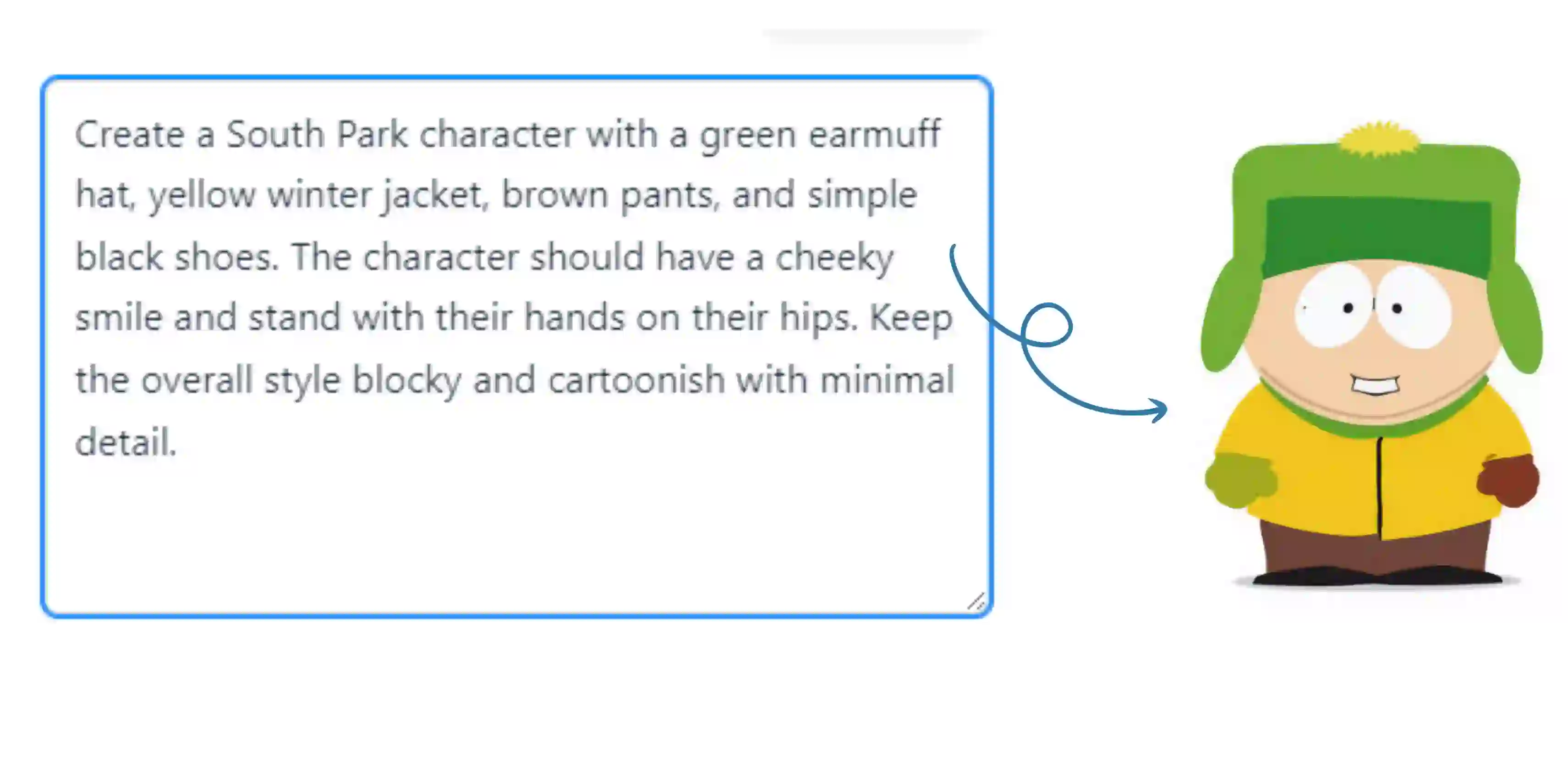 South Park Character Creator - Text to Image Generation